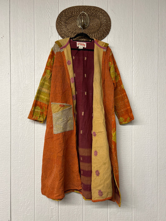 Fine Kantha Rising Sun Coat 1125 049