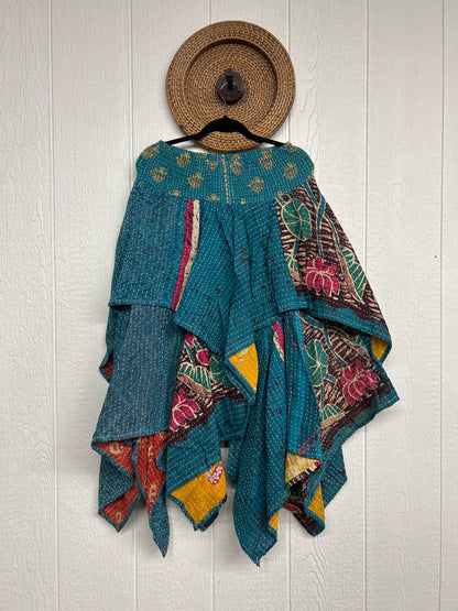 Pareo Kantha Pixie Skirt 0426 115