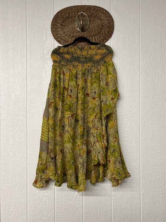 Crepe Sari Inner Peace Wrap Skirt 0626 132