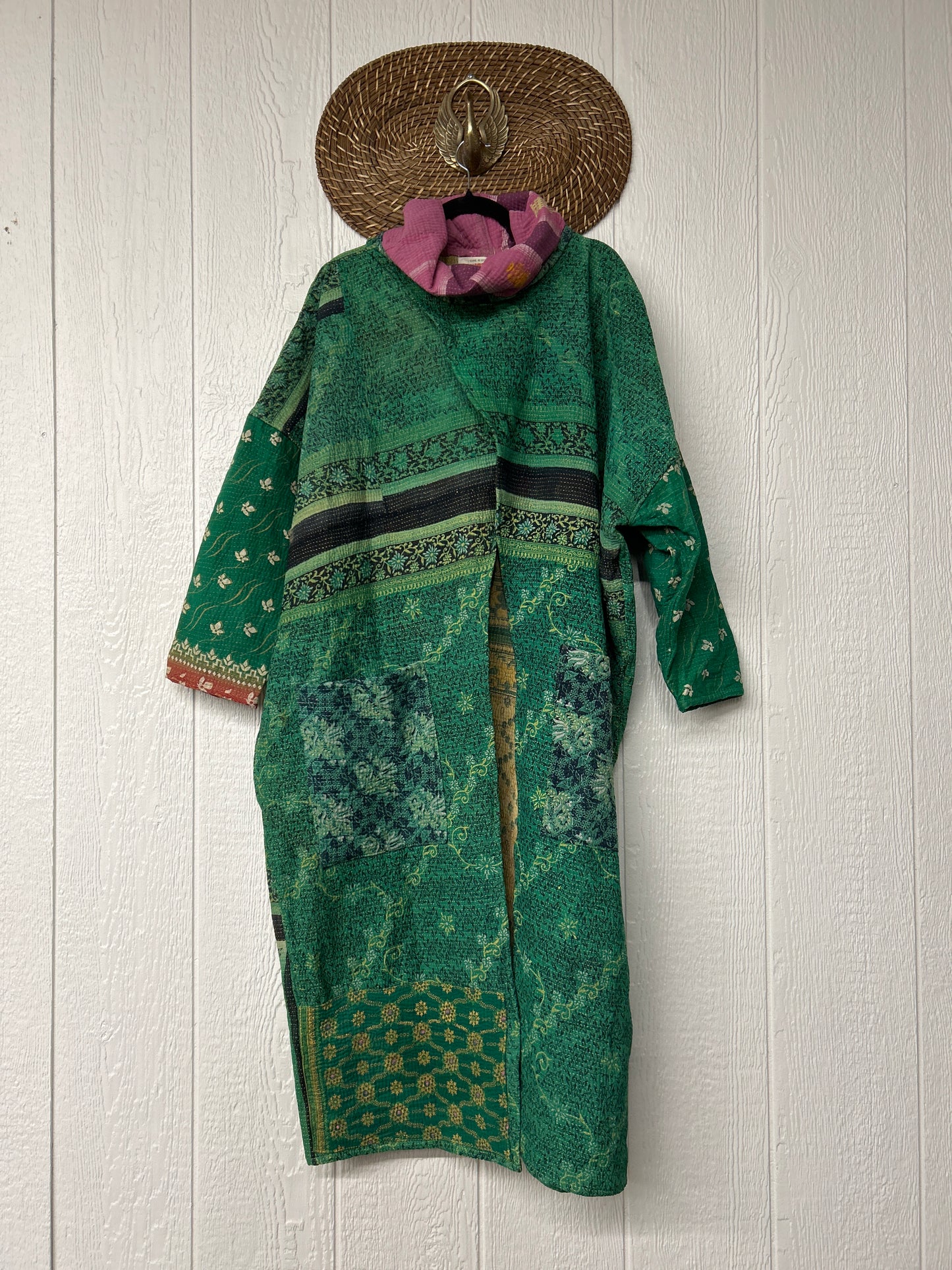 Fine Kantha Cowl Split Pullover 1225 125