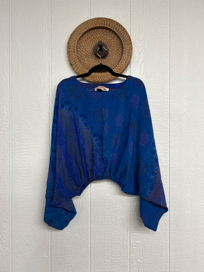 Crepe Sari Luna Crop Top 0126 075