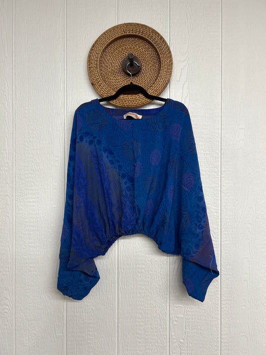 Crepe Sari Luna Crop Top 0126 075