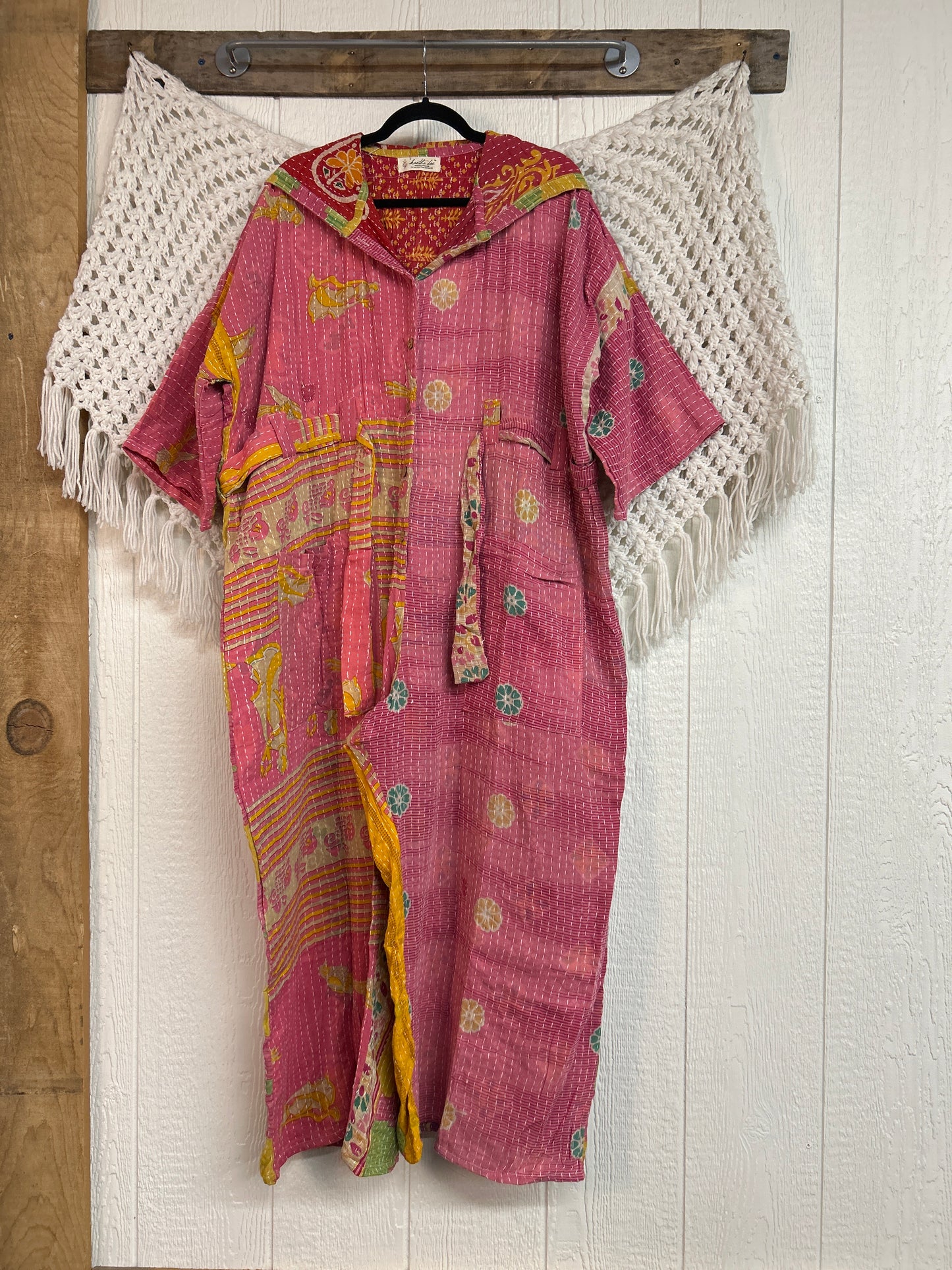 Kantha Zen Hoodie Jumpsuit 0925 206