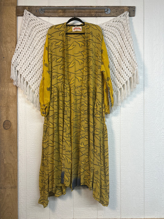 Crepe Sari Evermore Kimono 0326 198