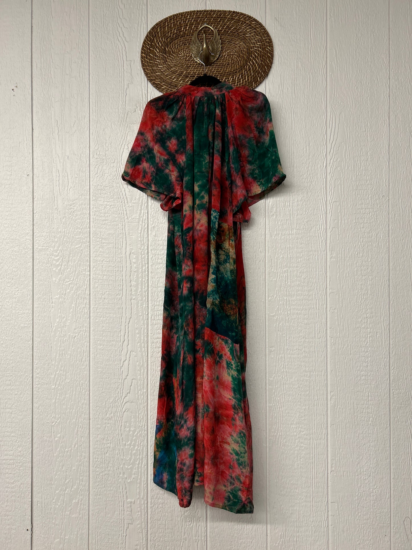 Crepe Sari Summer Woodstock Duster 0626 265