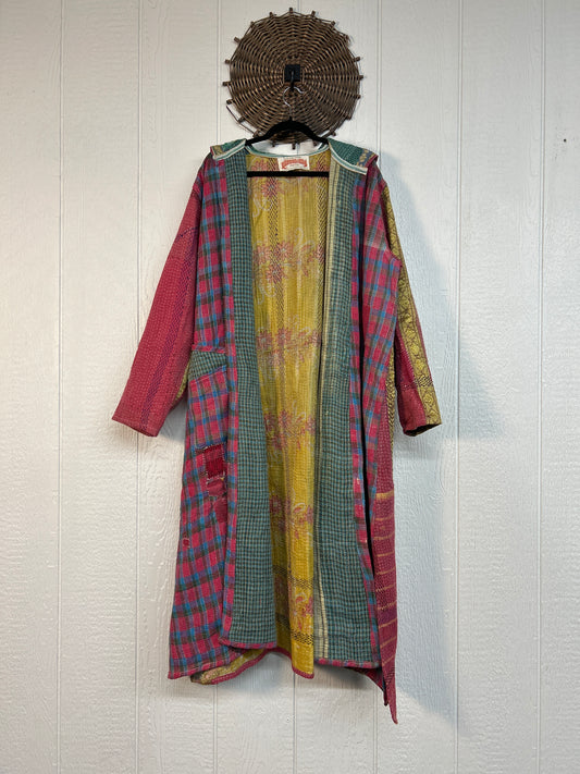 Fine Kantha Rising Sun Coat 1026 079