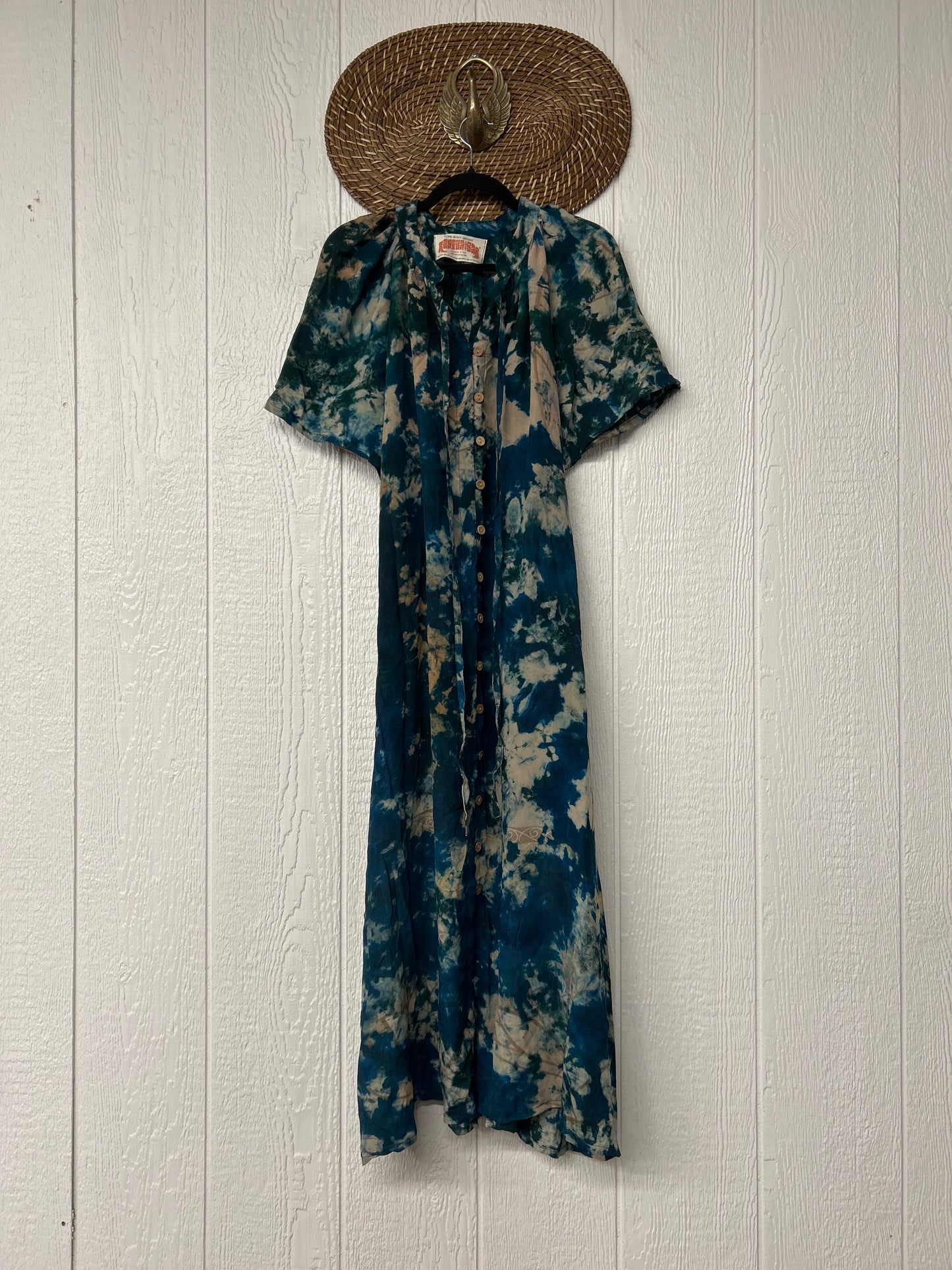 Crepe Sari Summer Woodstock Duster 0626 176