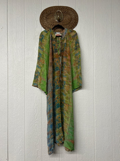 Crepe Sari Woodstock Duster Dress 0526 004