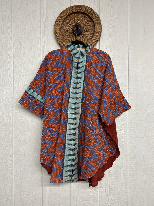 Pareo Kantha Free To Be Button-Down 0426 217