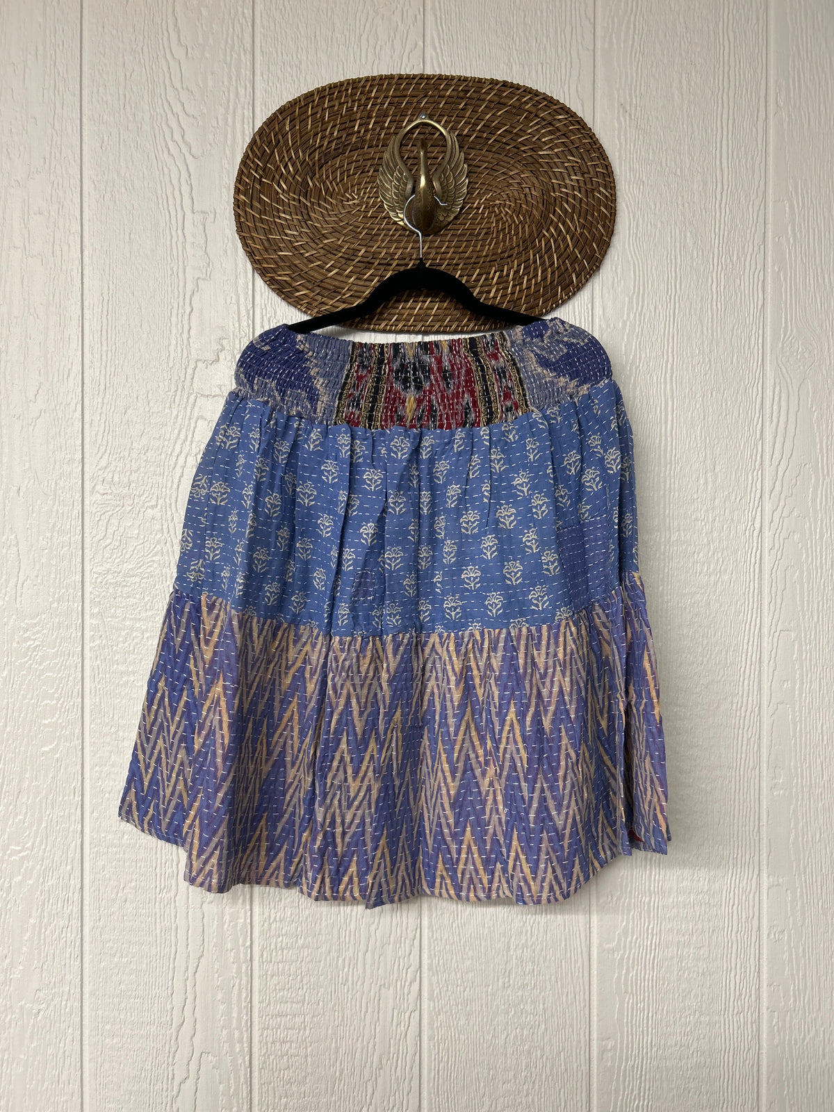 Pareo Kantha Meadow Skirt 0826 131