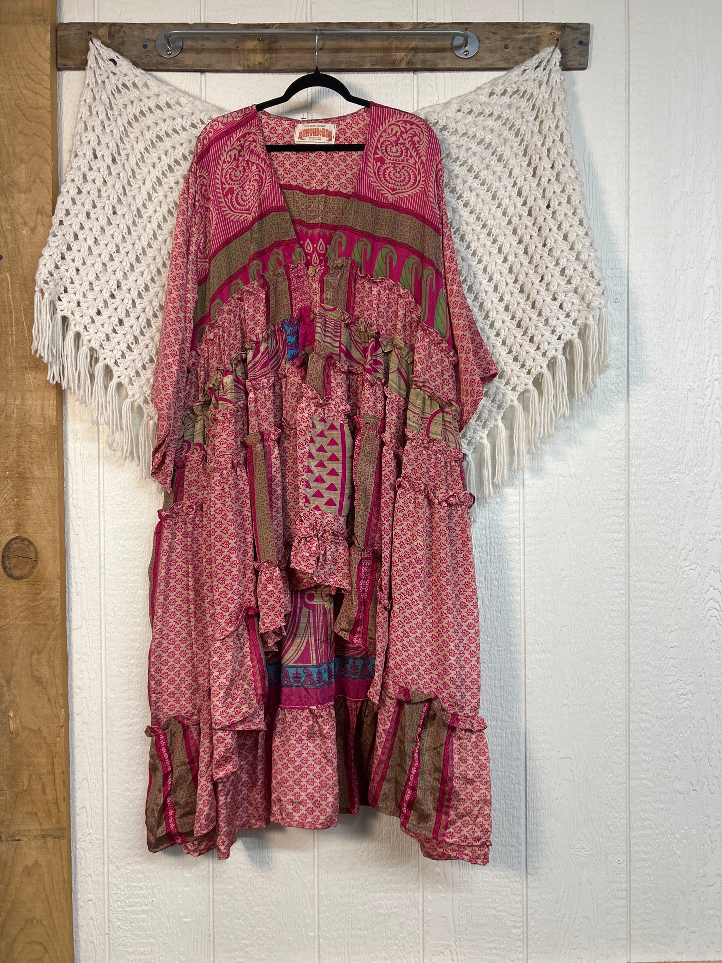 Rasgulla Sari Rhiannon Kimono 0826 025