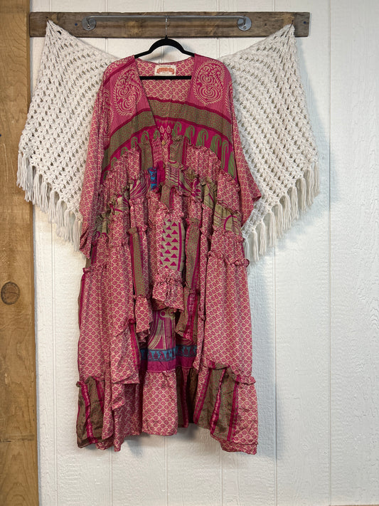 Rasgulla Sari Rhiannon Kimono 0826 025
