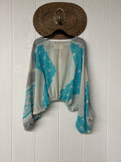 Crepe Sari Luna Crop Top 0126 245