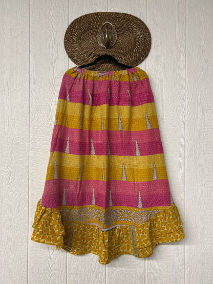 Pareo Kantha Wild Rose Skirt 0426 108
