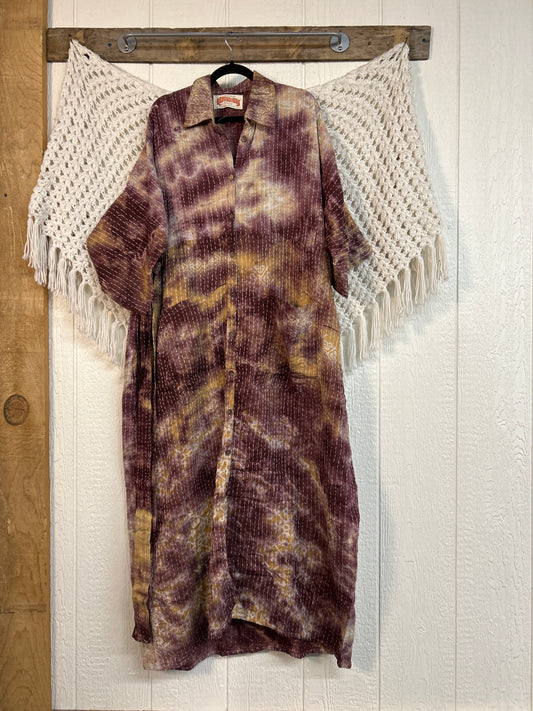 Pareo Kantha Gravity Duster Dress 0226 122