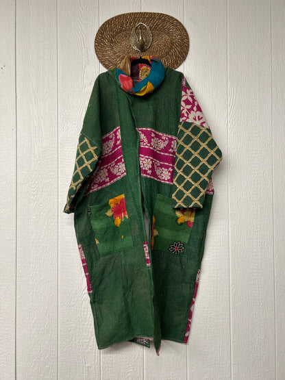 Fine Kantha Cowl Split Pullover 1225 072