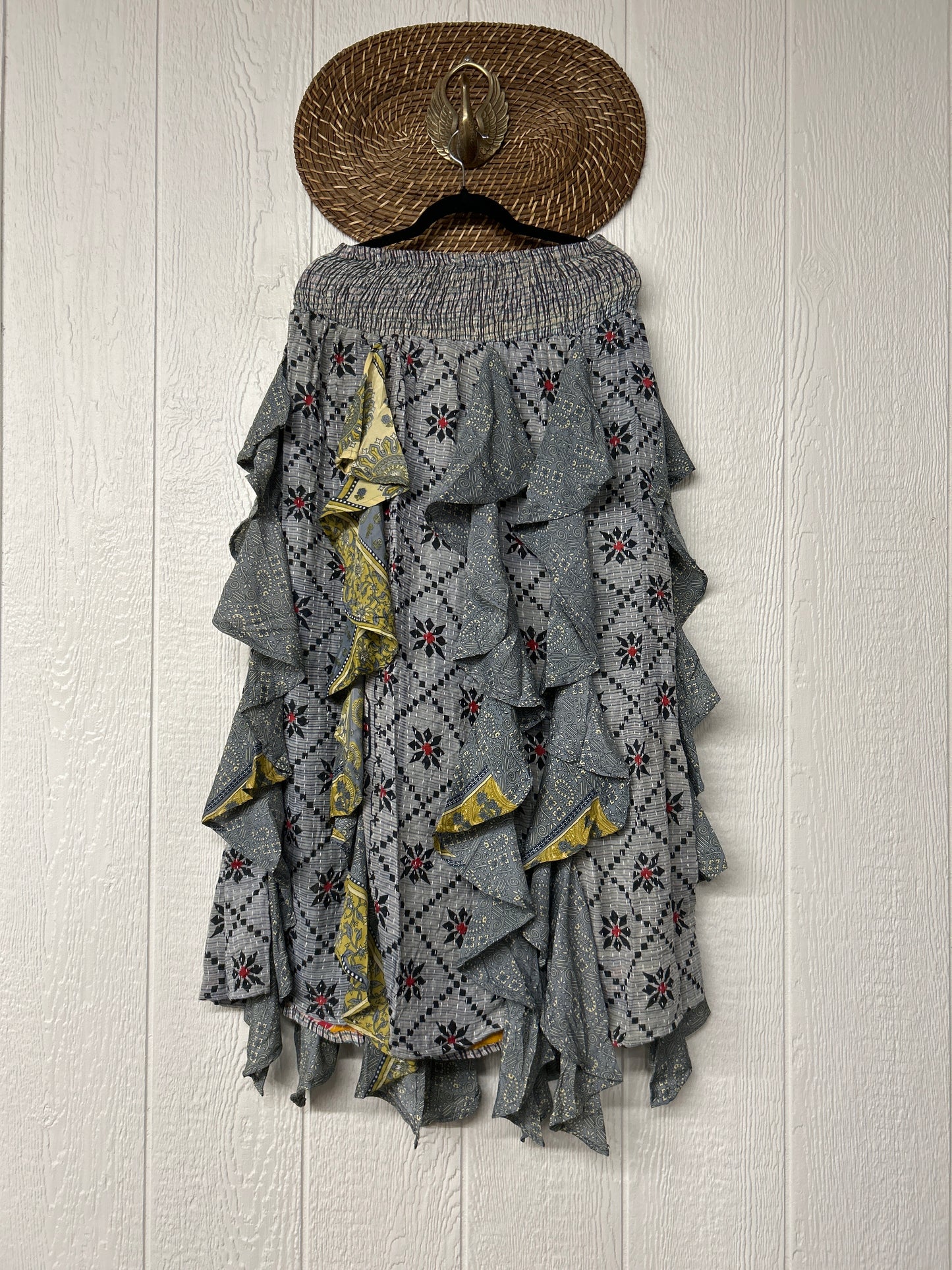 Pareo Kantha Willow Maxi Skirt 0826 180