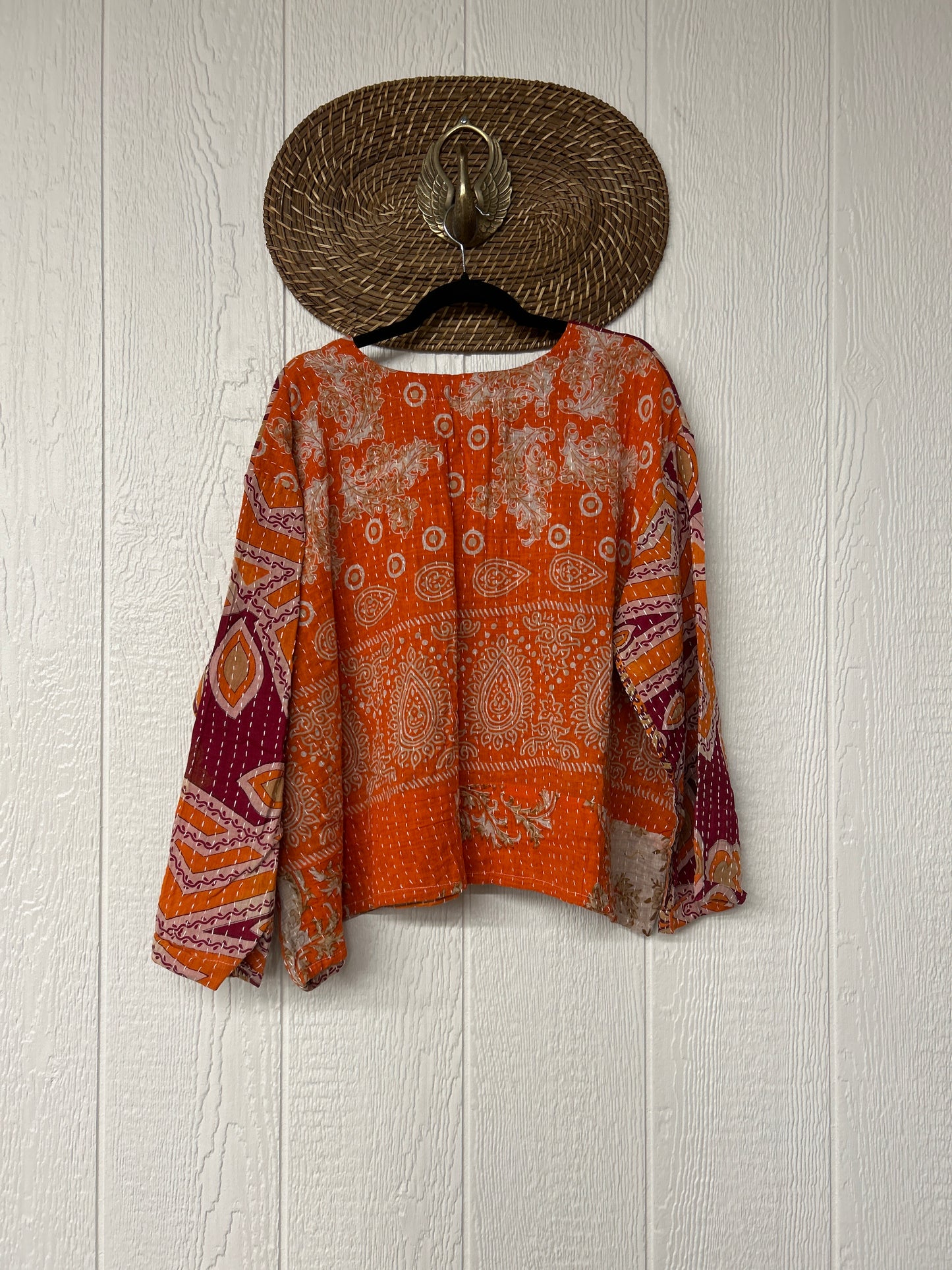 Pareo Kantha Wanderer Pocket Crop Top 0226 149