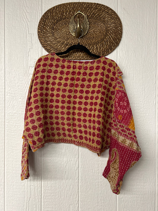 Pareo Kantha In Bloom Cropped Pullover 0326 169