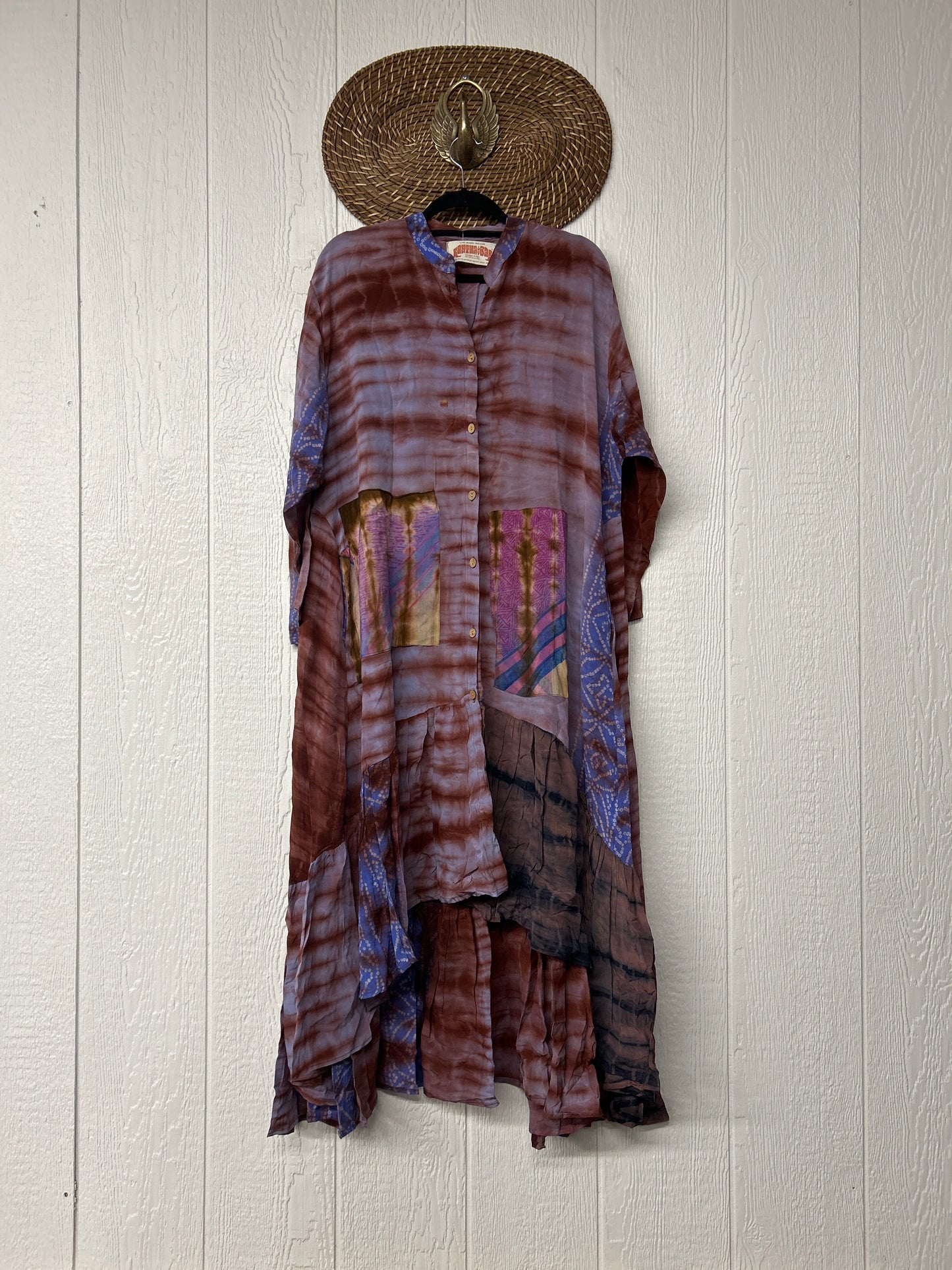 Crepe Sari Dahlia Duster Dress 0326 255