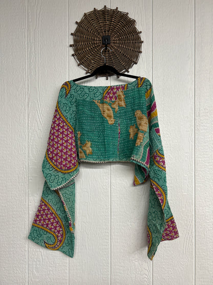 Pareo Kantha Abundance Crop Top 1026 013