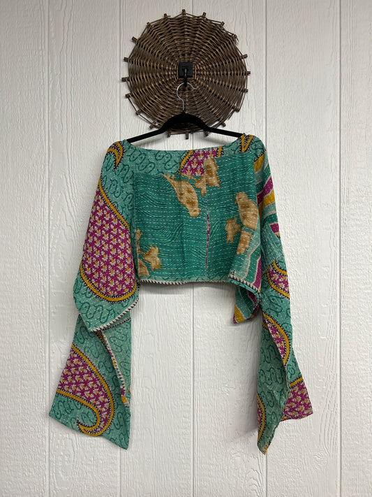 Pareo Kantha Abundance Crop Top 1026 013