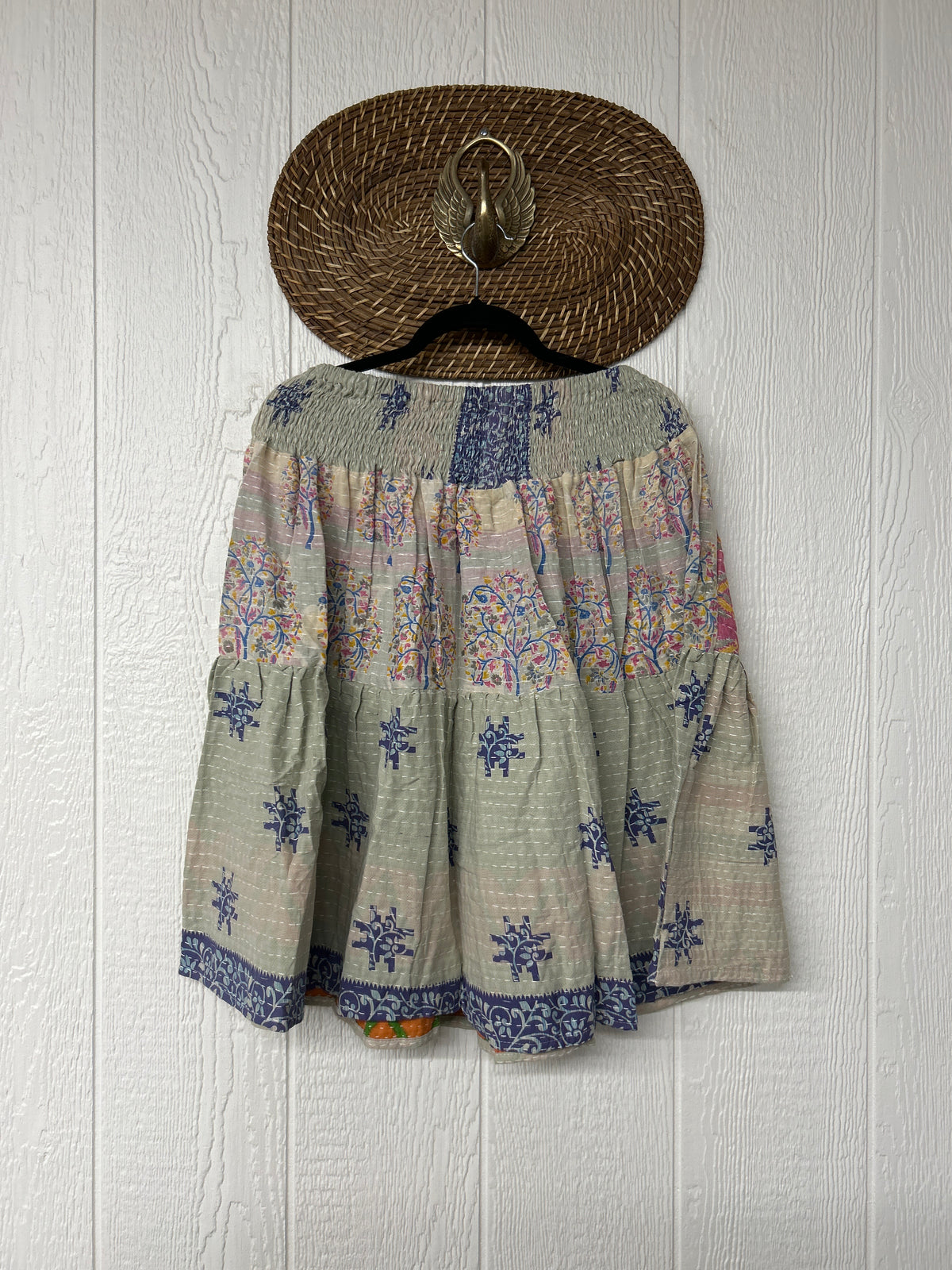 Pareo Kantha Meadow Skirt 0826 092