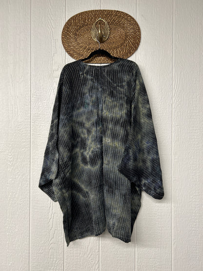RETAIL Pareo Kantha Gaia Button-Down Kimono 0526 056