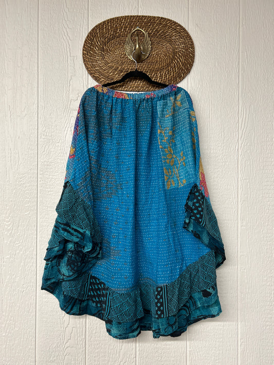 Pareo Kantha Wild Rose Skirt 0426 228
