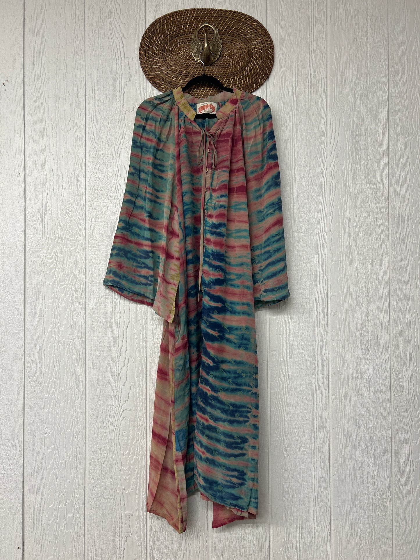 Crepe Sari Woodstock Duster Dress 0226 100