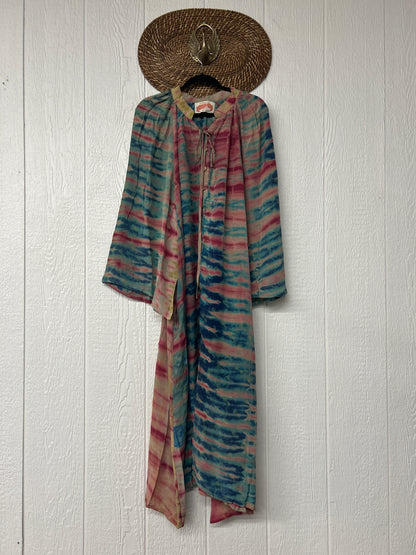 Crepe Sari Woodstock Duster Dress 0226 100