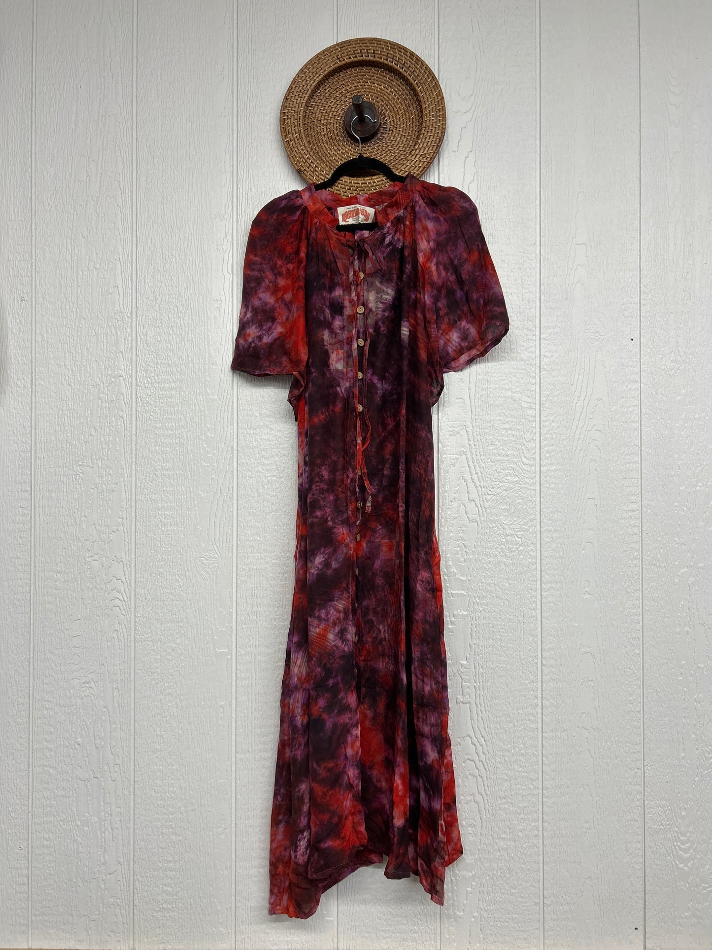 Crepe Sari Summer Woodstock Duster 0626 106