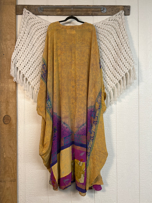 Crepe Sari Bowie Muu Dress 0826 039