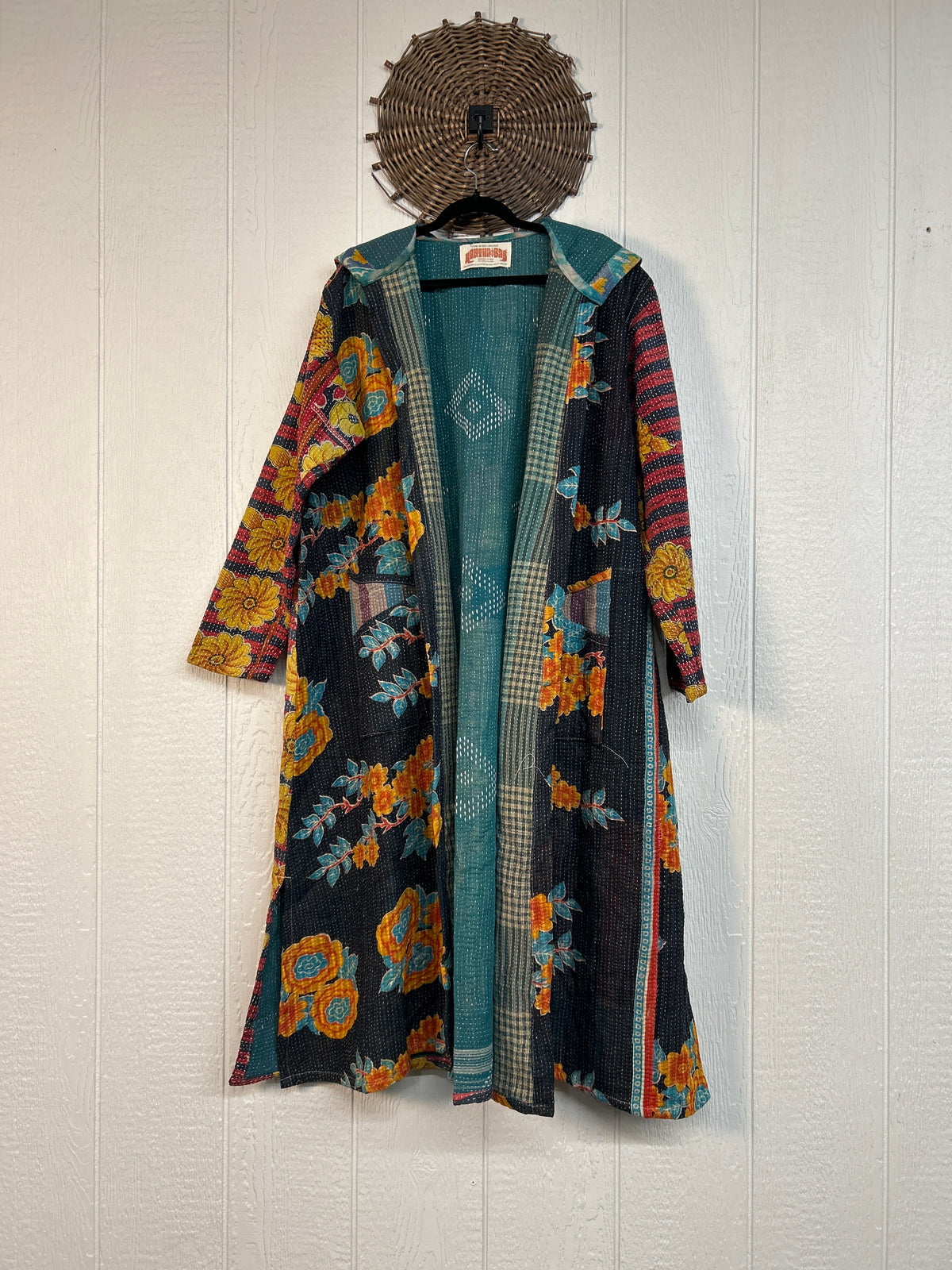 Fine Kantha Rising Sun Coat 1026 139