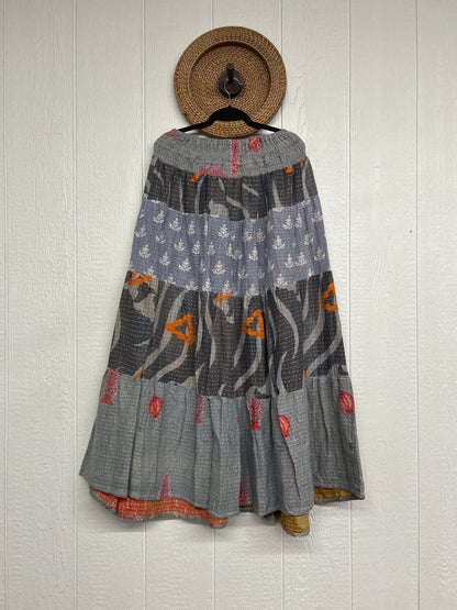 Pareo Kantha Lotus Maxi Skirt 0826 033