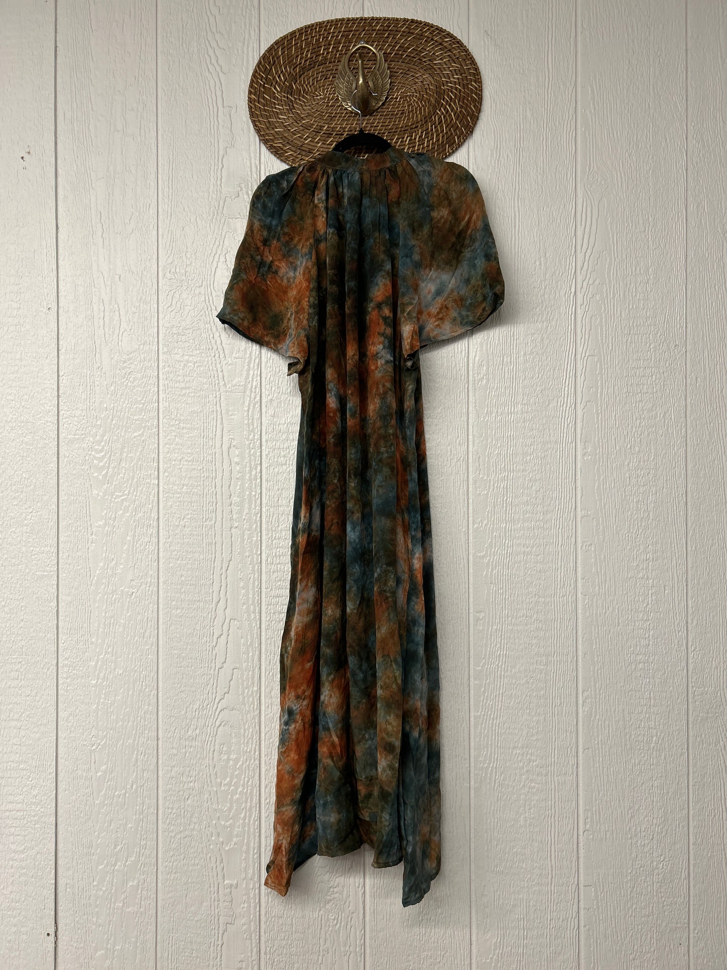 Crepe Sari Summer Woodstock Duster 0626 172