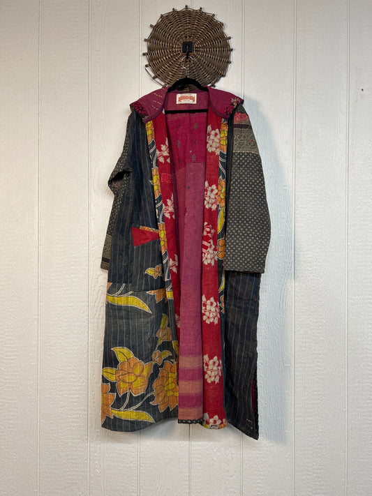 Fine Kantha Rising Sun Coat 1026 121