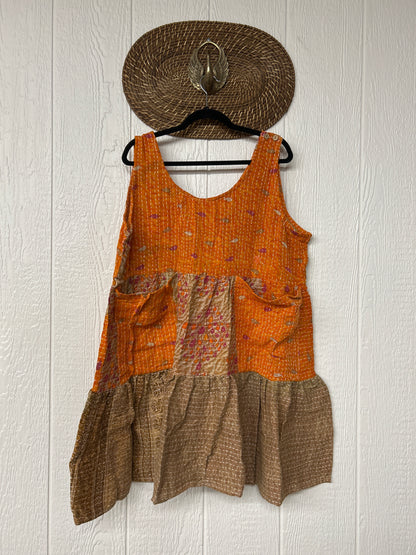 Kantha Meadow Mini Dress 0625 158