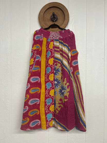 Pareo Kantha Butterfly Cargo Skirt 0426 180