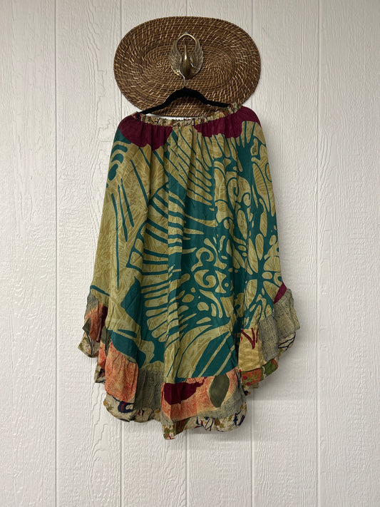 Crepe Wild Rose Skirt 1025 238