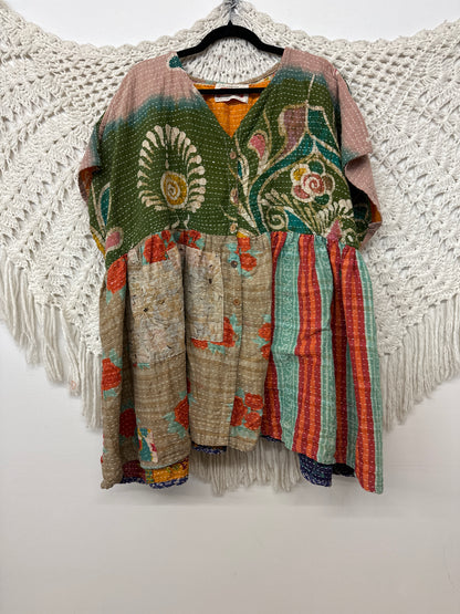 Pareo Kantha Daydreamer Button Down Mini  L0426 001