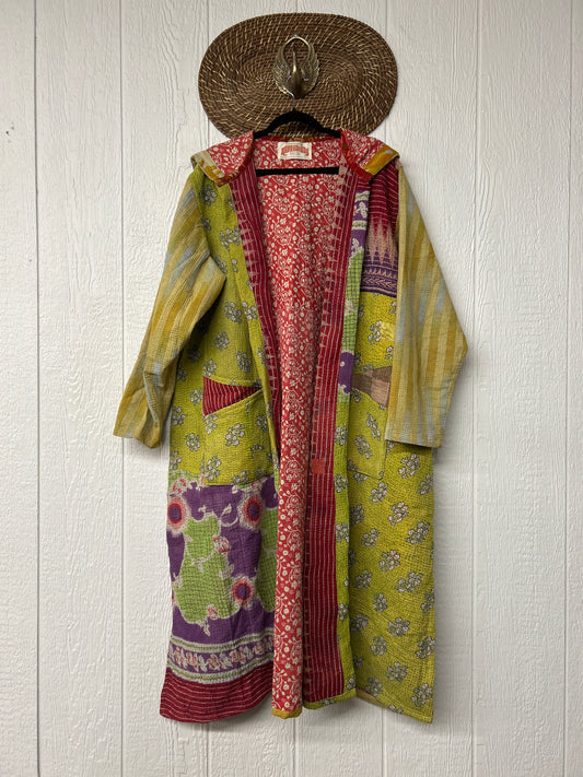Fine Kantha Rising Sun Coat 1026 048