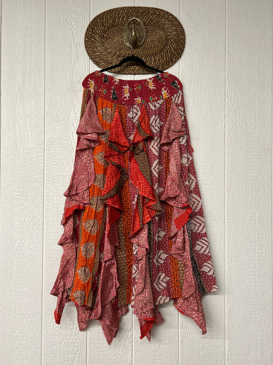 Pareo Kantha Willow Maxi Skirt 0826 263
