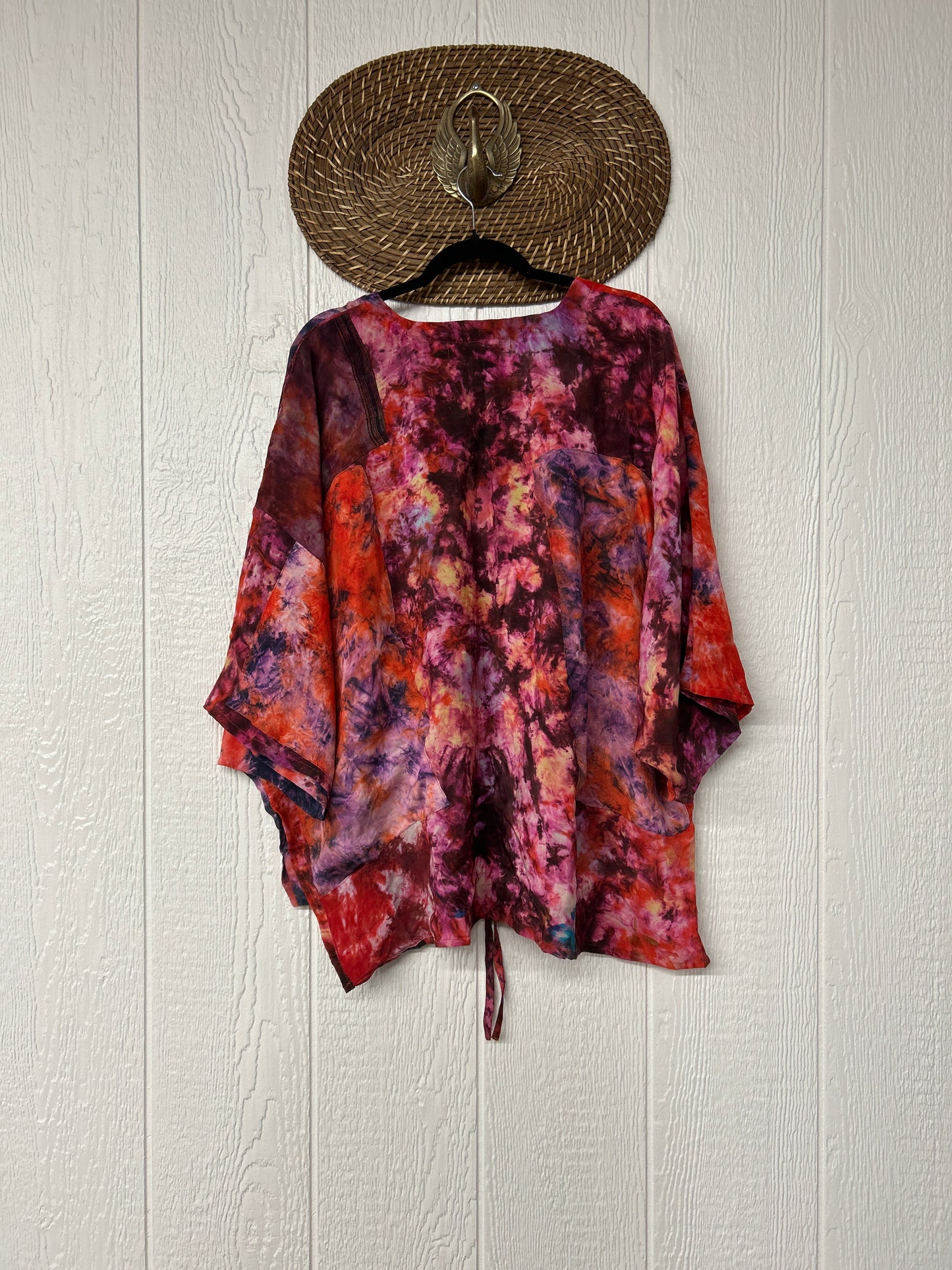 Crepe Sari Hi Lo Butterfly Top 0726 242