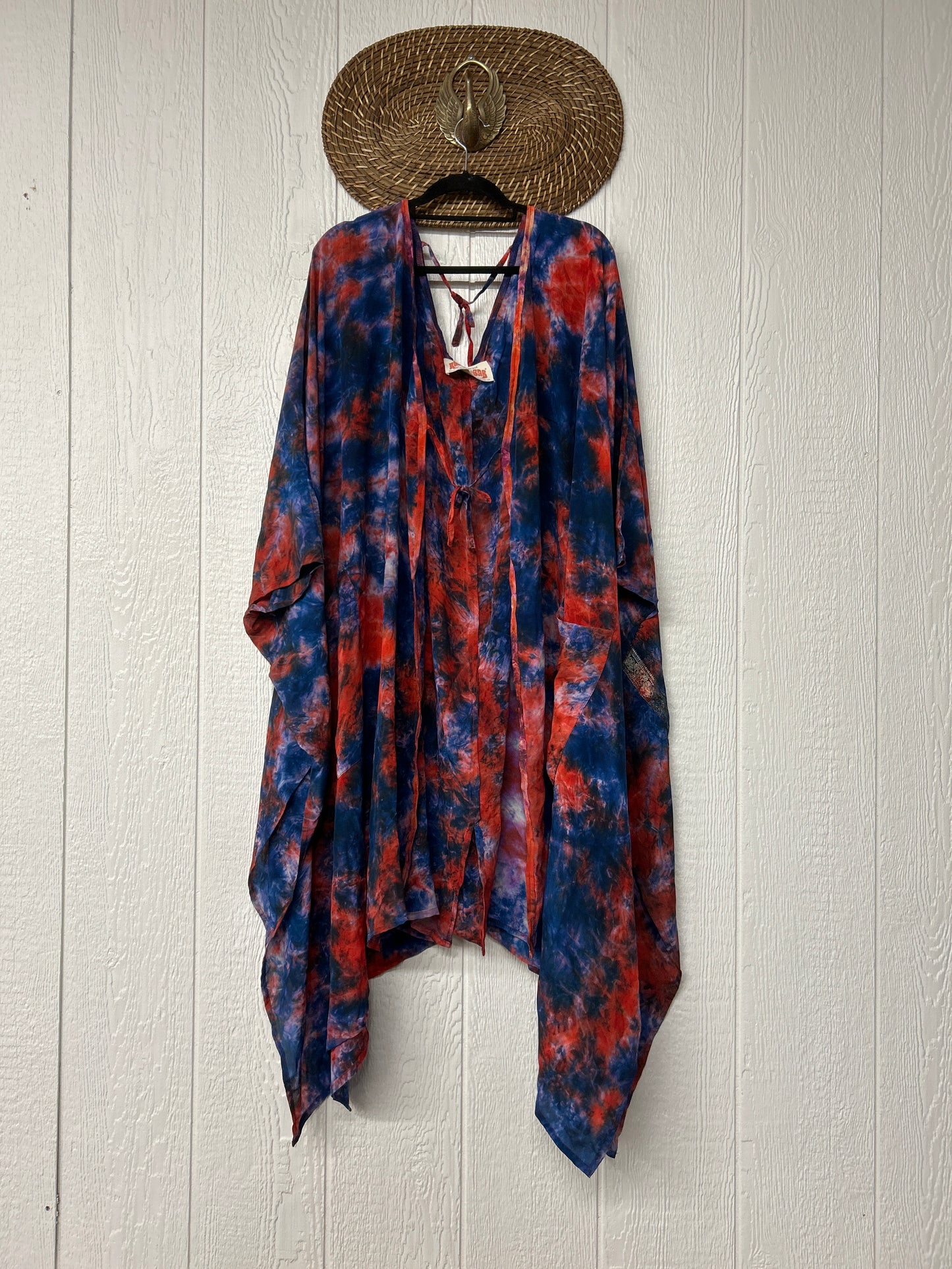 Crepe Sari Orchid Kimono 0626 117