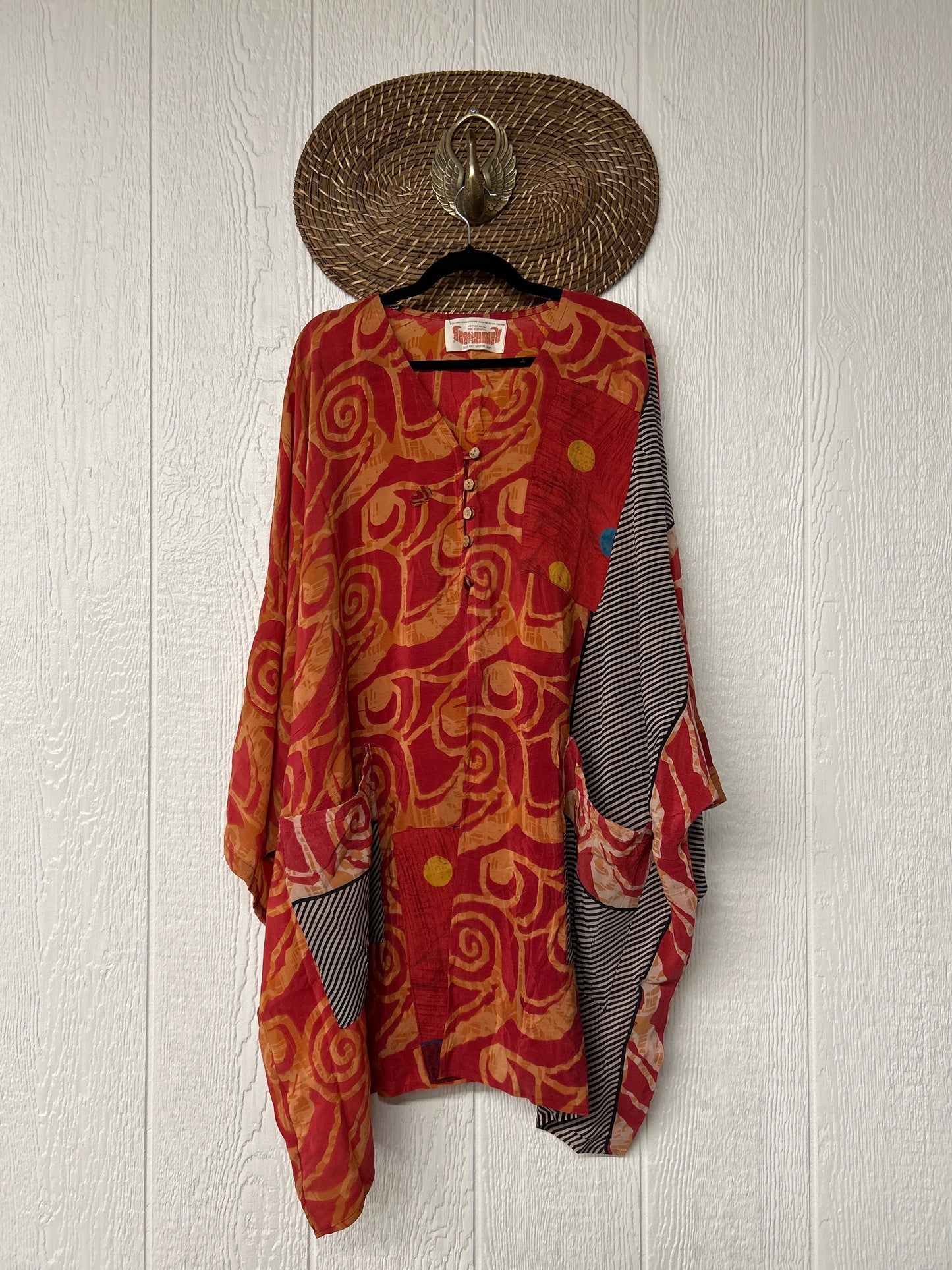 Crepe Sari Gaia Split Tunic 0226 262