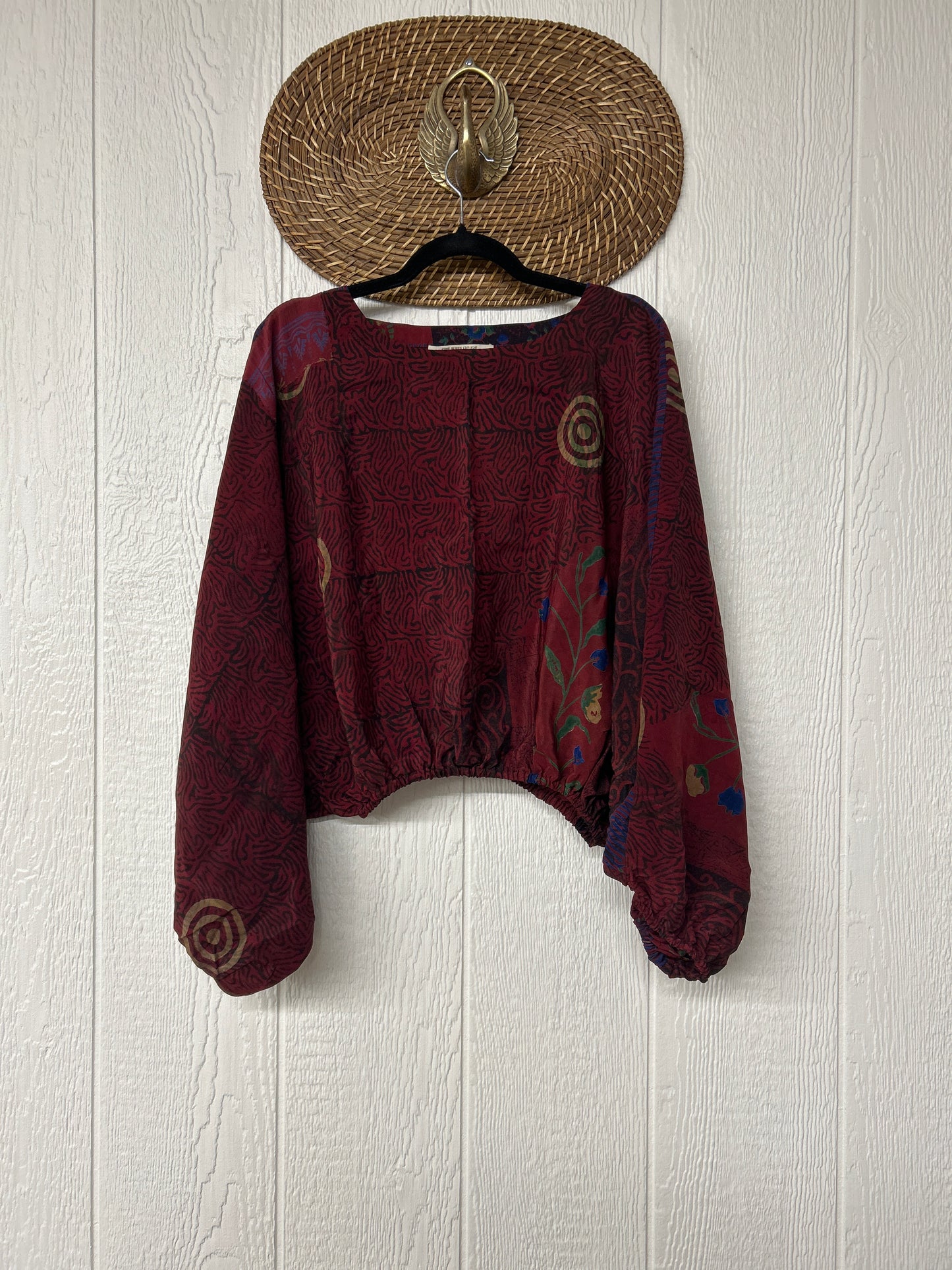 Crepe Sari Luna Crop Top 0126 274