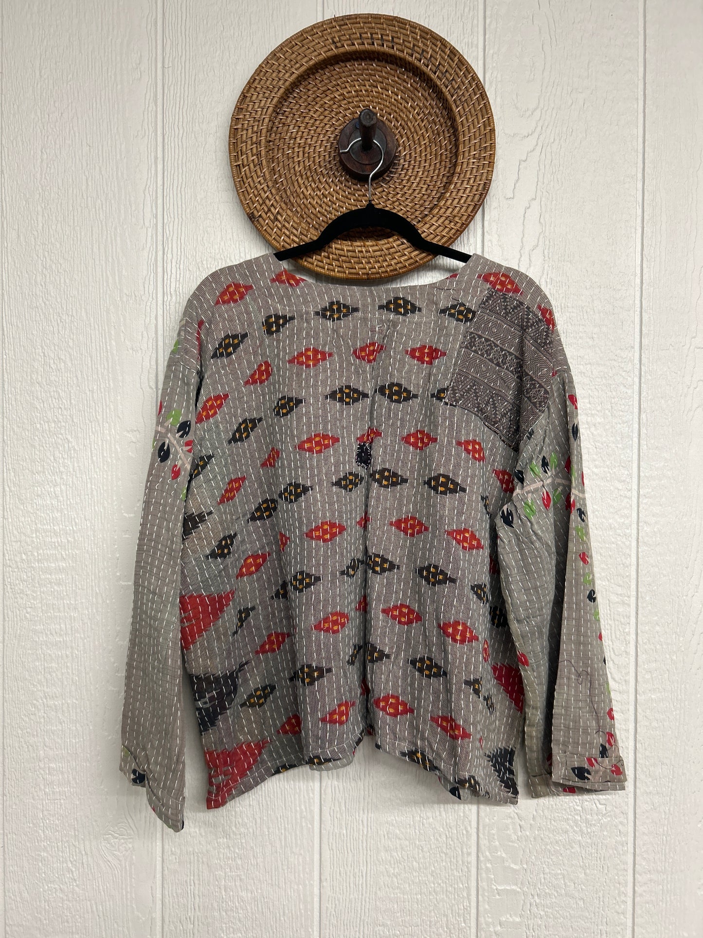 Pareo Kantha Wanderer Pocket Crop Top 0226 098