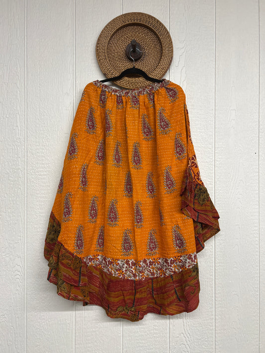 Pareo Kantha Wild Rose Skirt 0426 135