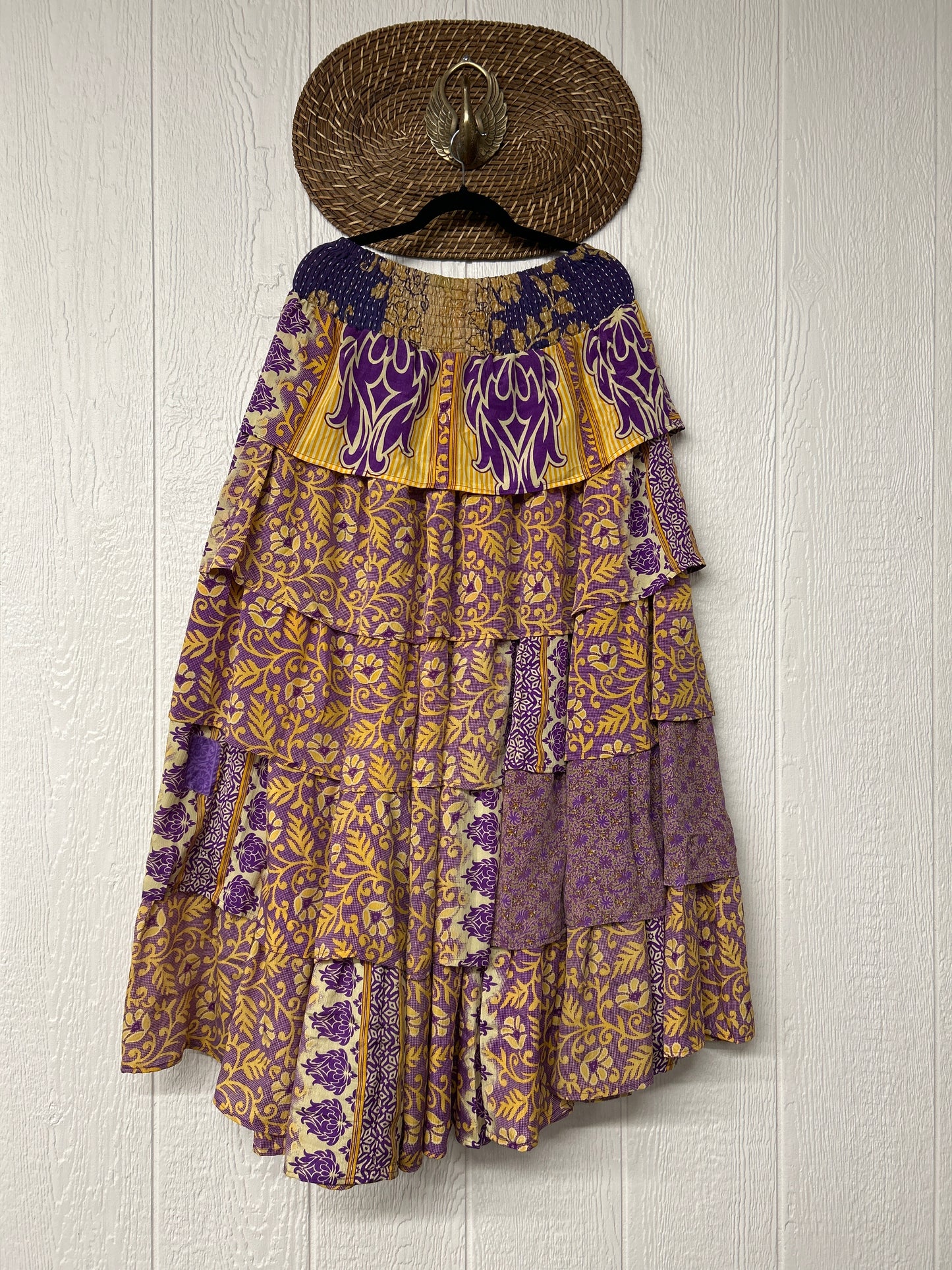 Rasgulla Sari Venus Ruffle Maxi 1125 014